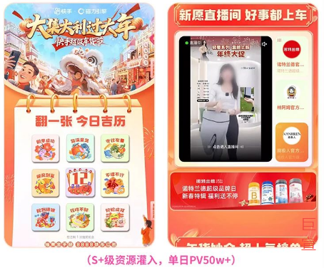 快手广告推出活动主会场，互动玩法+精品货架，让老铁边玩边种草